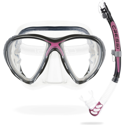 Big Eyes Evolution + Alpha Ultra Dry Snorkel Combo