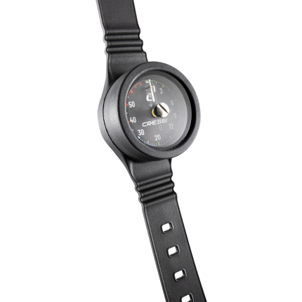 Wristband depth gauge metric