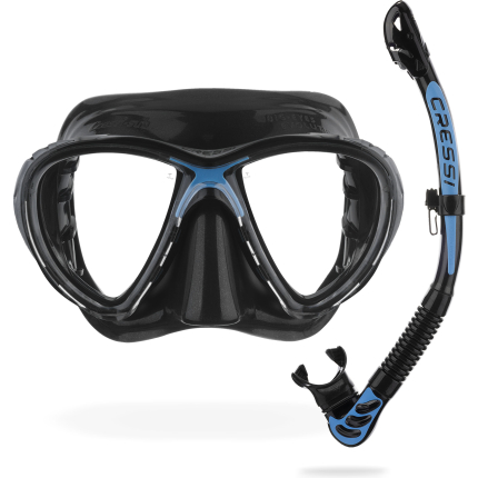 Big Eyes Evolution + Alpha Ultra Dry Snorkel Combo
