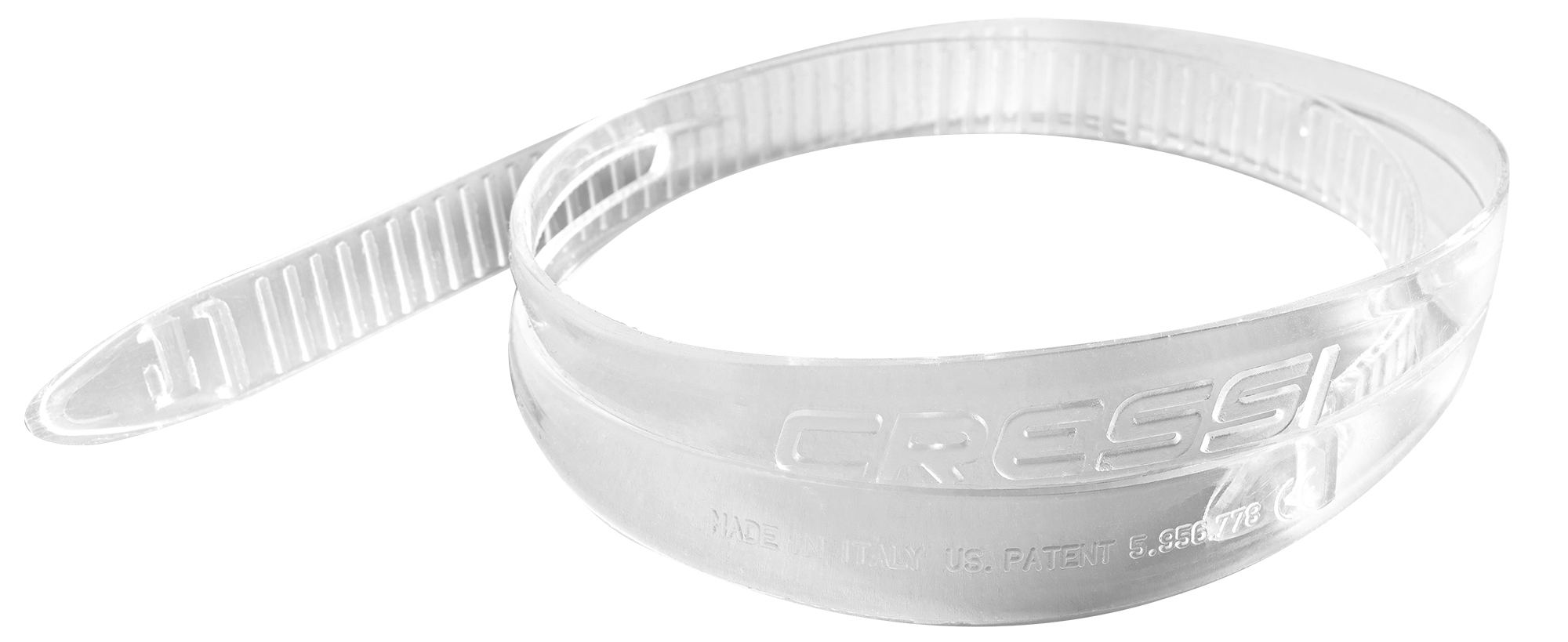 Swim Goggles Silicone Strap (clear)
