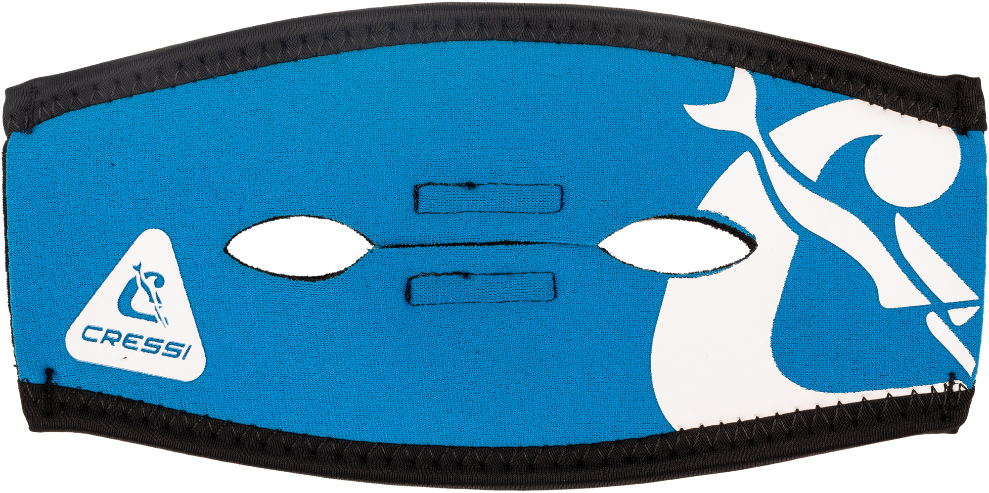Pony Tail Neo Mask Strap Cover (blue/white)