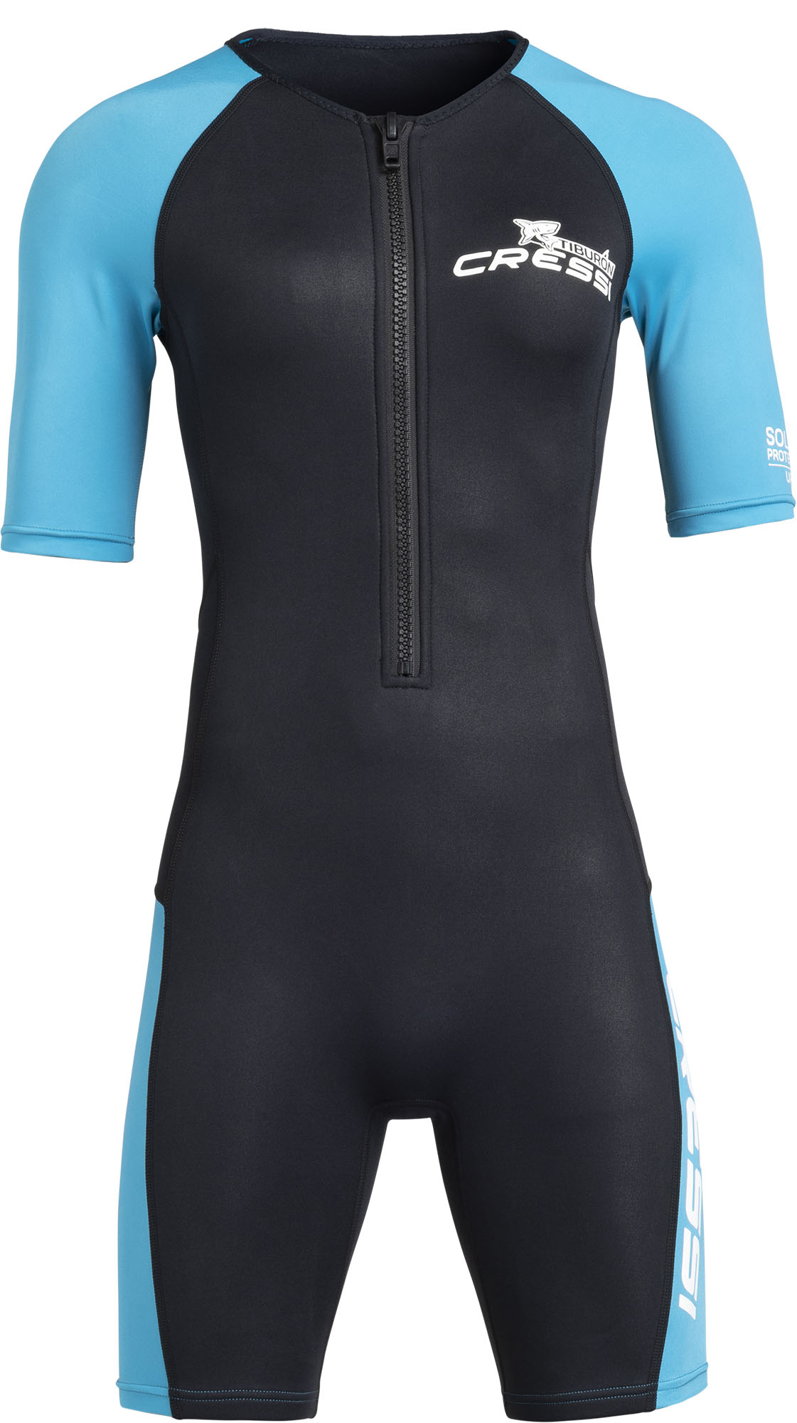 Tiburon 2mm Lady (black/aquamarine)