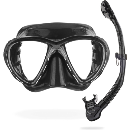 Big Eyes Evolution + Alpha Ultra Dry Snorkel Combo